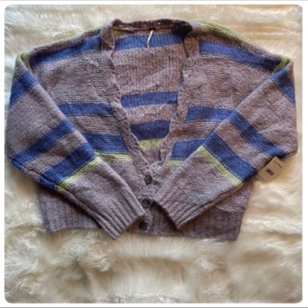 Free People FINE TIME CARDIGAN SIZE MEDIUM NWT - Picture 9 of 9